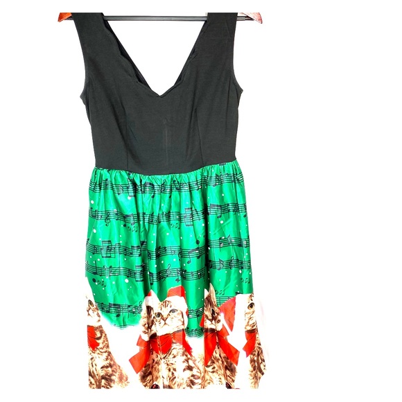 holiday cat dress